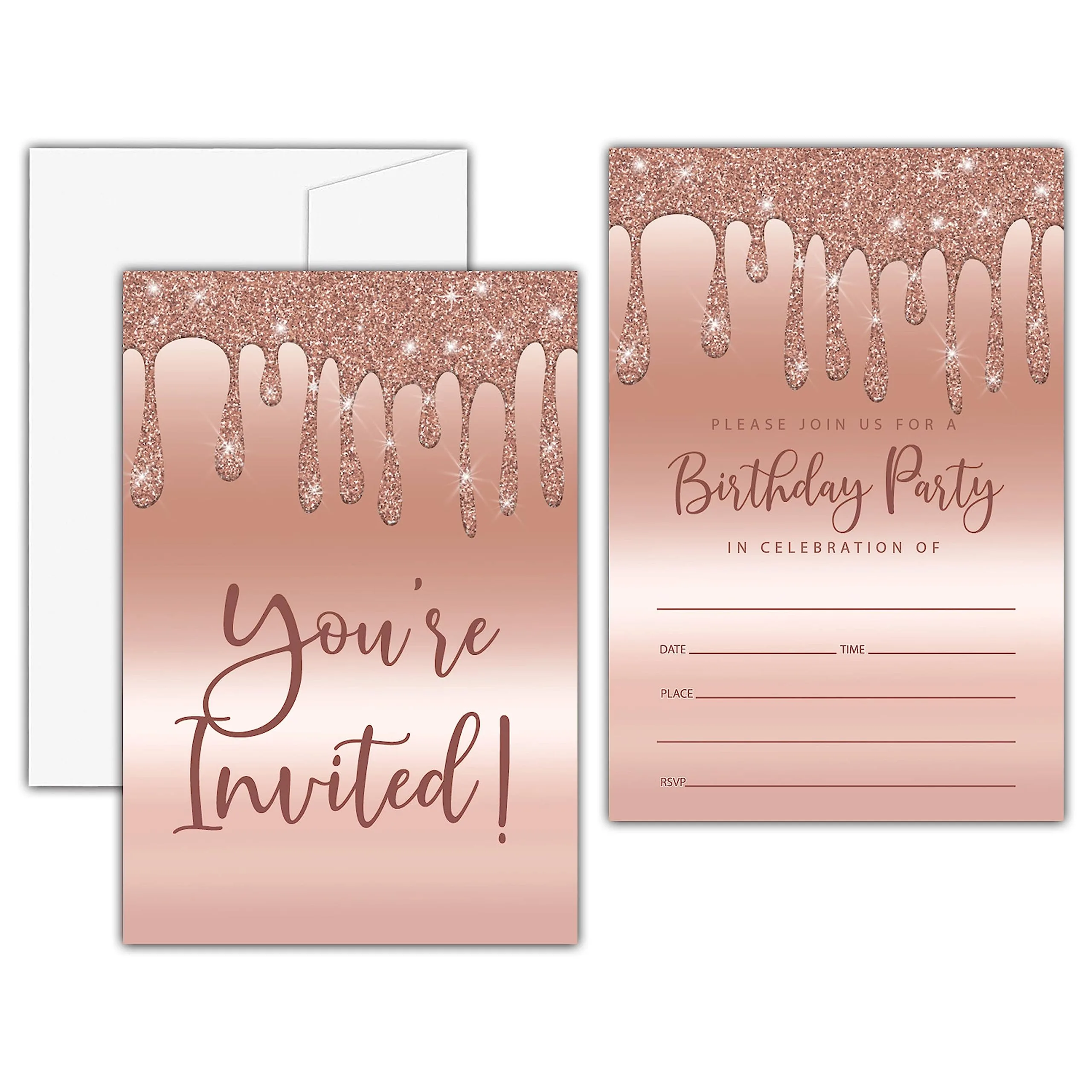 Birthday Invitations Card Set