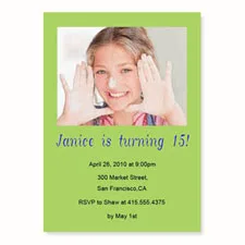 Birthday Invitations Card Set image 2