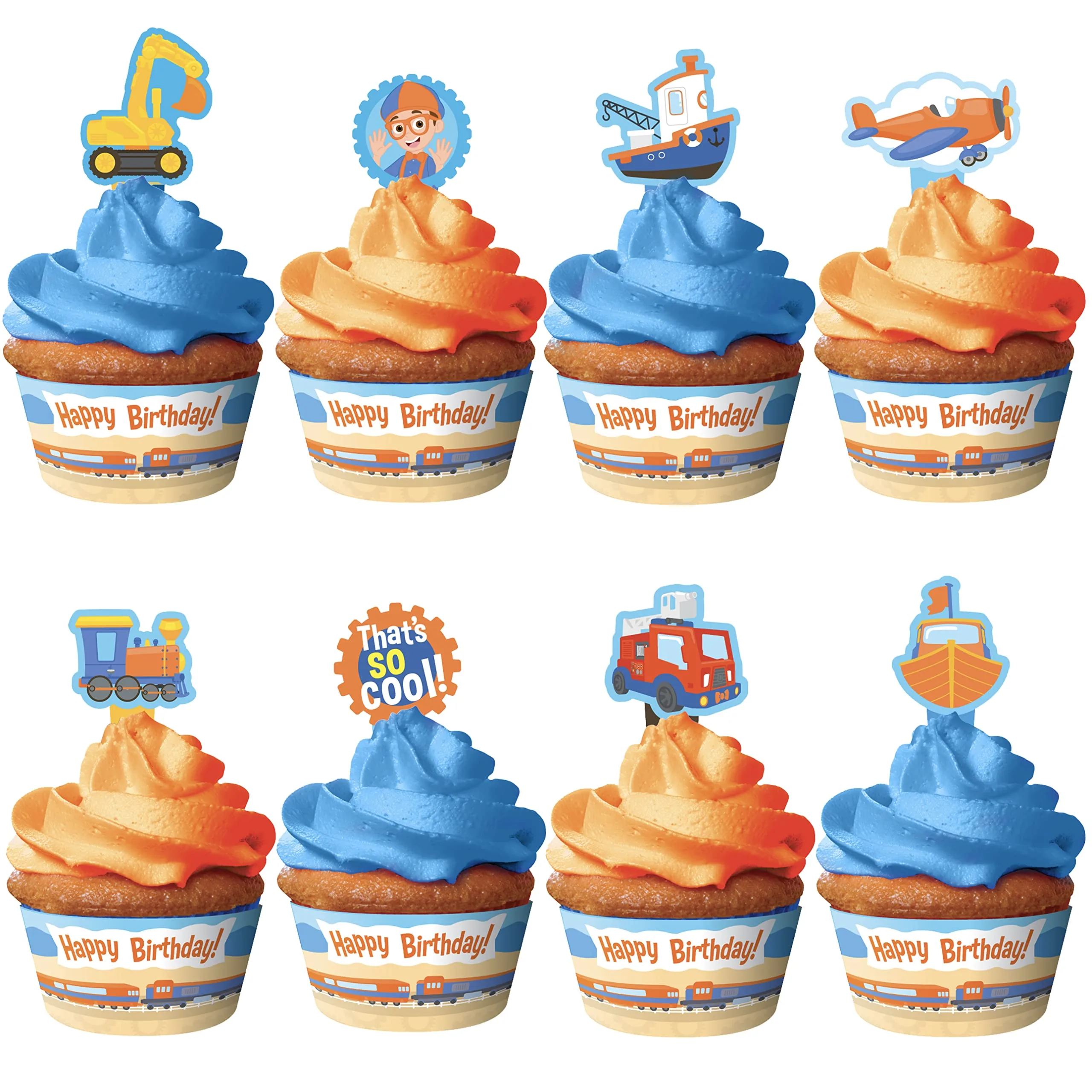 Cupcake Wrappers and Toppers