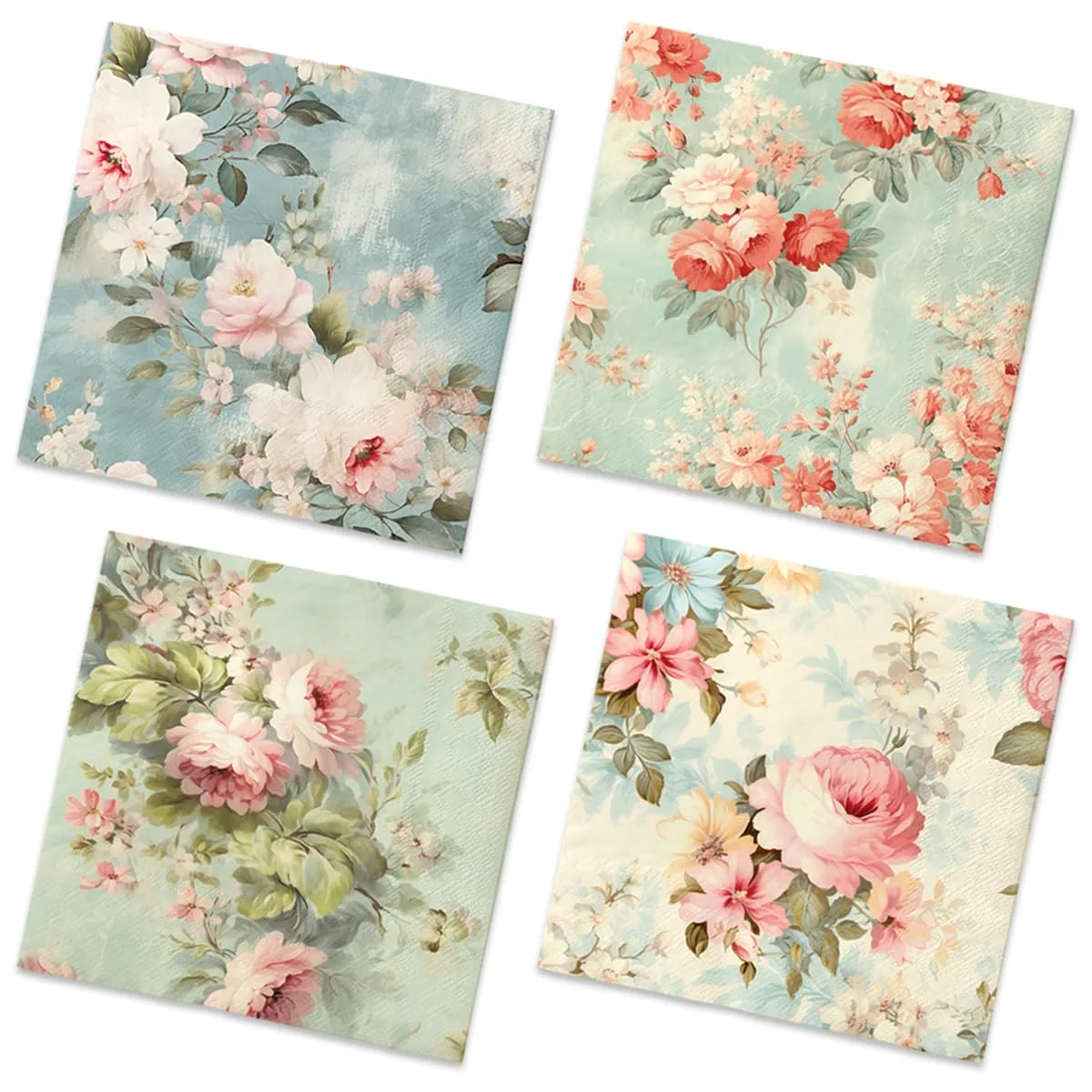 Floral Paper Napkins image 3