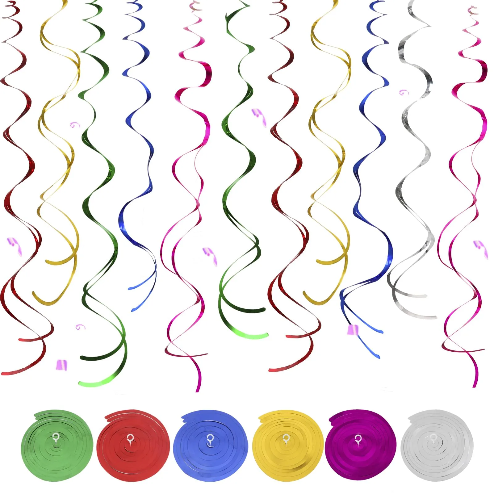 Hanging Swirl Decorations