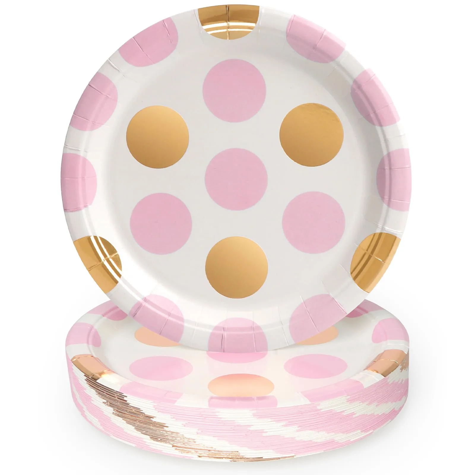 Polka Dot Paper Plates