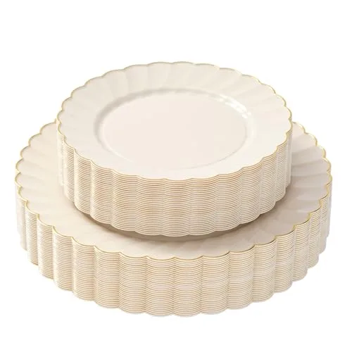 Scalloped Dessert Plates image 2