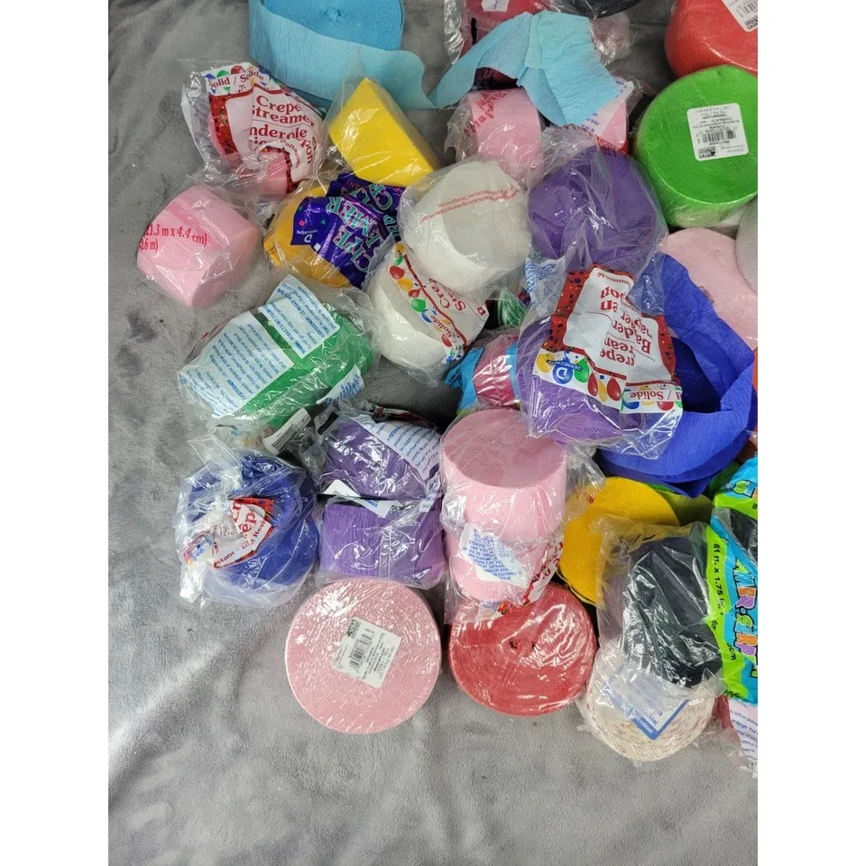 Solid Color Crepe Streamer image 2