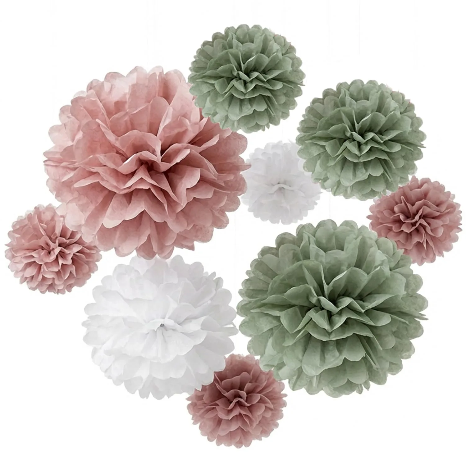 Tissue Paper Pom Poms image 2