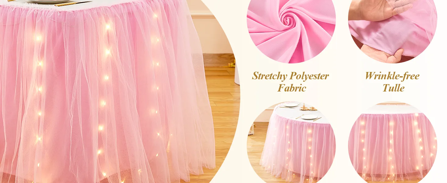 Tulle Table Skirt image 2